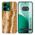 Funda Silicona para Oppo Reno 14 5G diseño Mármol 10 Dibujos