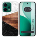 Funda Silicona para Oppo Reno 14 5G diseño Mármol 11 Dibujos