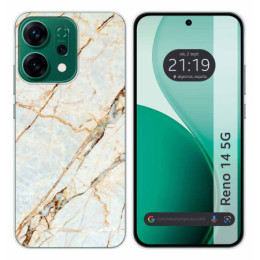Funda Silicona para Oppo Reno 14 5G diseño Mármol 13 Dibujos
