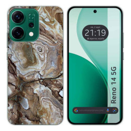 Funda Silicona para Oppo Reno 14 5G diseño Mármol 14 Dibujos