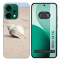 Funda Silicona para Oppo Reno 14 5G diseño Concha Dibujos