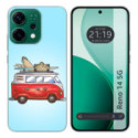 Funda Silicona para Oppo Reno 14 5G diseño Furgoneta Dibujos