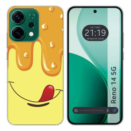 Funda Silicona para Oppo Reno 14 5G diseño Helado Vainilla Dibujos