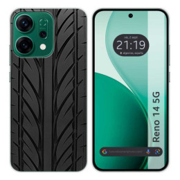 Funda Silicona para Oppo Reno 14 5G diseño Neumatico Dibujos