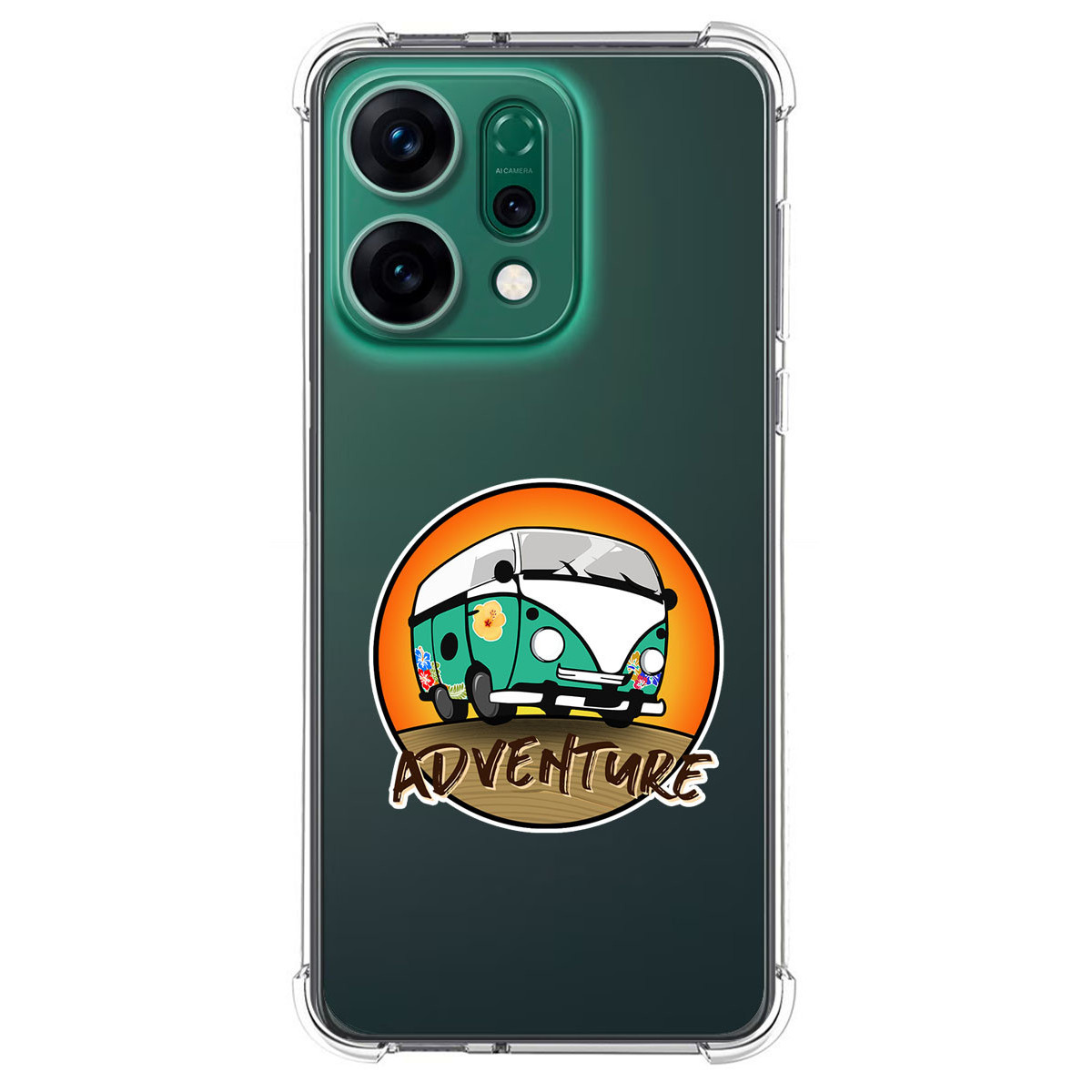 Funda Silicona Antigolpes para Oppo Reno 14 5G diseño Adventure Dibujos