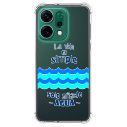 Funda Silicona Antigolpes para Oppo Reno 14 5G diseño Agua Dibujos