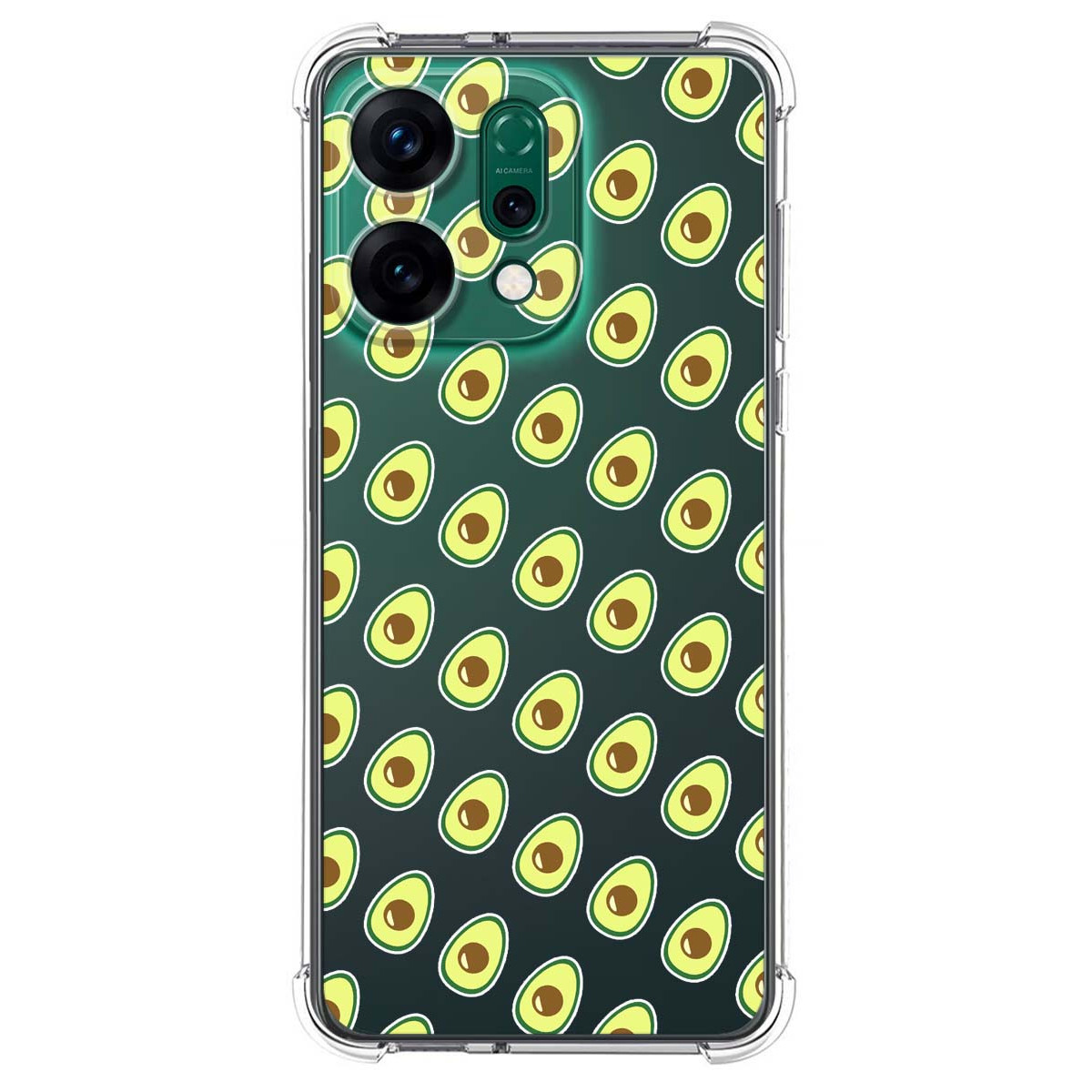 Funda Silicona Antigolpes para Oppo Reno 14 5G diseño Aguacate Dibujos