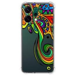 Funda Silicona Antigolpes para Oppo Reno 14 5G diseño Colores Dibujos
