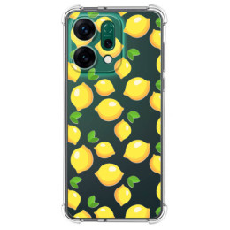 Funda Silicona Antigolpes para Oppo Reno 14 5G diseño Limones Dibujos
