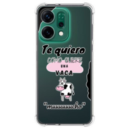 Funda Silicona Antigolpes para Oppo Reno 14 5G diseño Vaca Dibujos