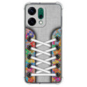 Funda Silicona Antigolpes para Oppo Reno 14 5G diseño Zapatillas 04 Dibujos