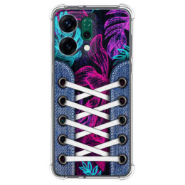 Funda Silicona Antigolpes para Oppo Reno 14 5G diseño Zapatillas 07 Dibujos