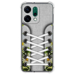 Funda Silicona Antigolpes para Oppo Reno 14 5G diseño Zapatillas 08 Dibujos