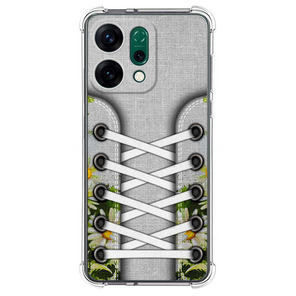 Funda Silicona Antigolpes para Oppo Reno 14 5G diseño Zapatillas 08 Dibujos