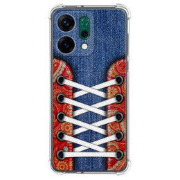 Funda Silicona Antigolpes para Oppo Reno 14 5G diseño Zapatillas 11 Dibujos