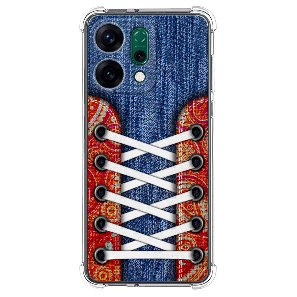 Funda Silicona Antigolpes para Oppo Reno 14 5G diseño Zapatillas 11 Dibujos