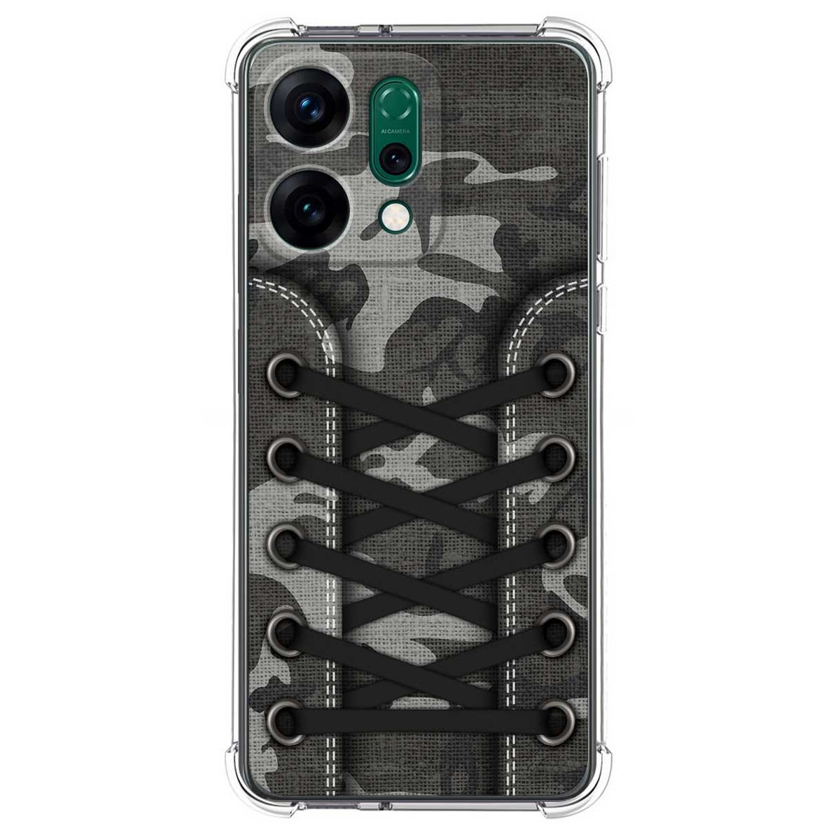 Funda Silicona Antigolpes para Oppo Reno 14 5G diseño Zapatillas 15 Dibujos