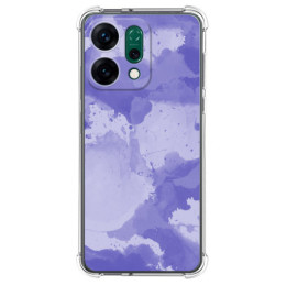 Funda Silicona Antigolpes para Oppo Reno 14 5G diseño Acuarela 01 Dibujos