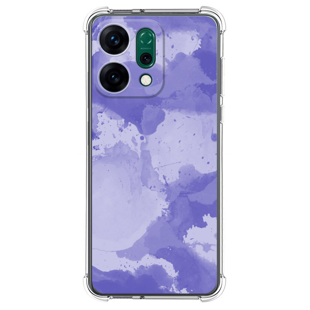Funda Silicona Antigolpes para Oppo Reno 14 5G diseño Acuarela 01 Dibujos