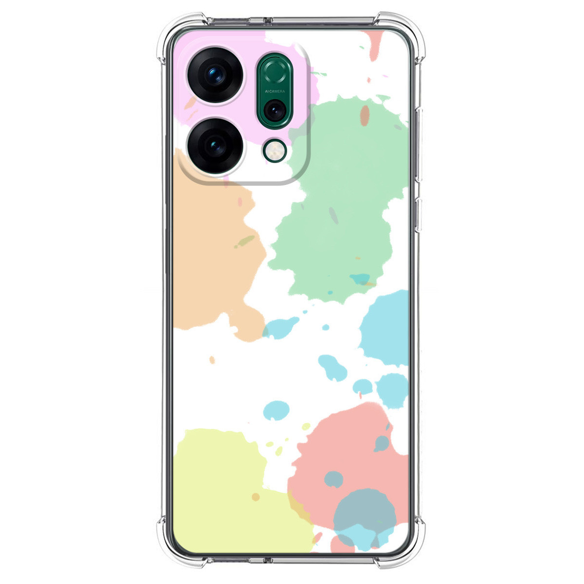 Funda Silicona Antigolpes para Oppo Reno 14 5G diseño Acuarela 05 Dibujos