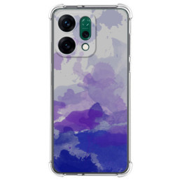 Funda Silicona Antigolpes para Oppo Reno 14 5G diseño Acuarela 09 Dibujos