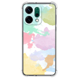 Funda Silicona Antigolpes para Oppo Reno 14 5G diseño Acuarela 11 Dibujos