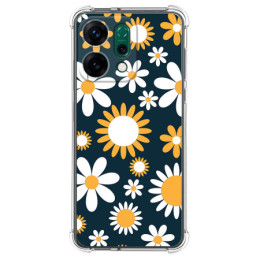 Funda Silicona Antigolpes para Oppo Reno 14 5G diseño Flores 08 Dibujos
