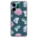 Funda Silicona Antigolpes para Oppo Reno 14 5G diseño Flores 10 Dibujos