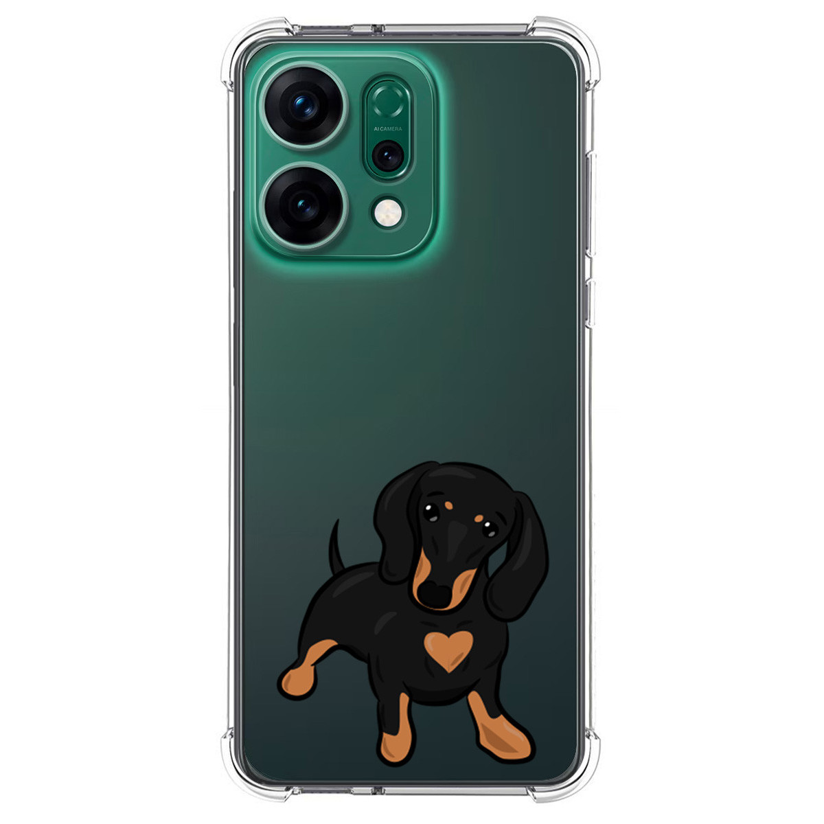 Funda Silicona Antigolpes para Oppo Reno 14 5G diseño Perros 04 Dibujos