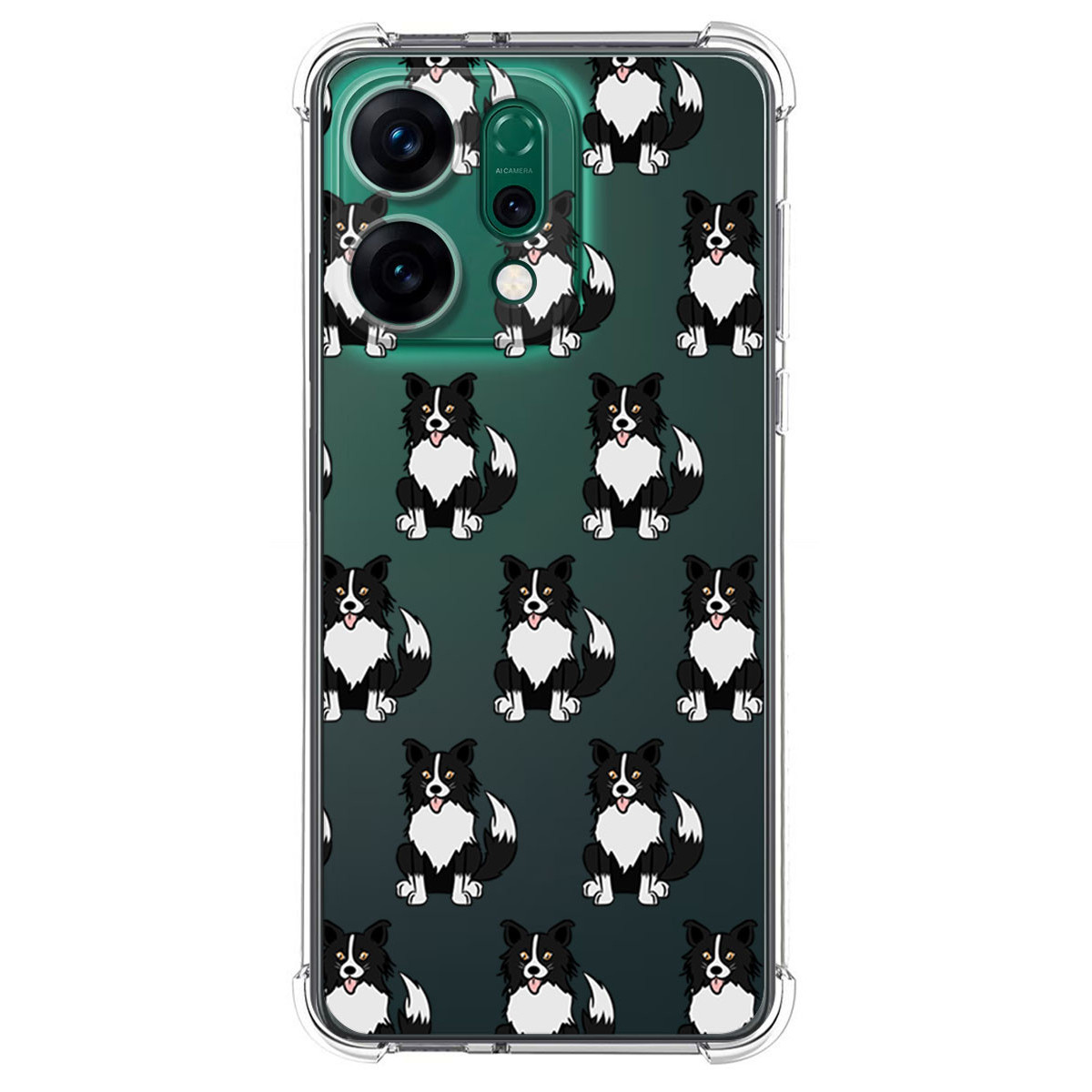 Funda Silicona Antigolpes para Oppo Reno 14 5G diseño Perros 07 Dibujos