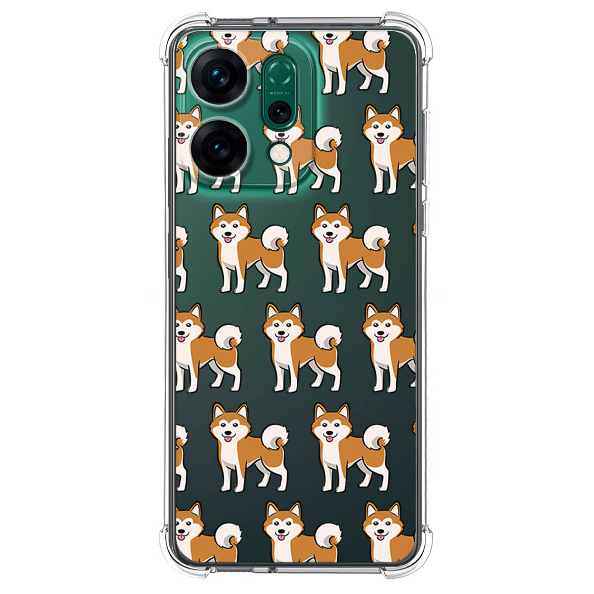 Funda Silicona Antigolpes para Oppo Reno 14 5G diseño Perros 08 Dibujos