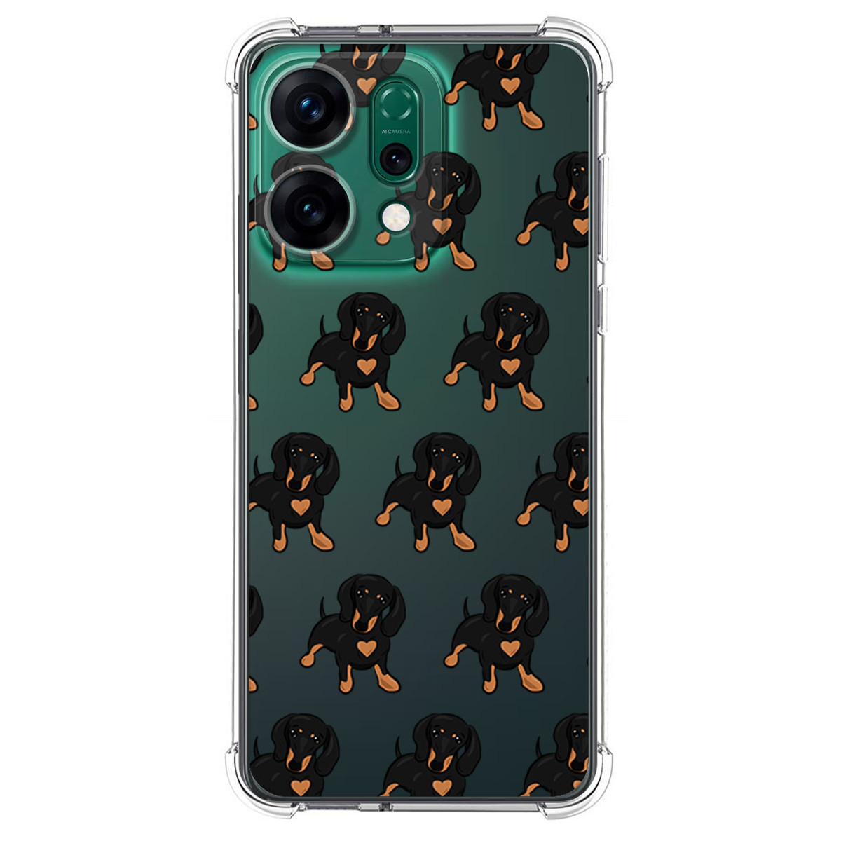 Funda Silicona Antigolpes para Oppo Reno 14 5G diseño Perros 10 Dibujos