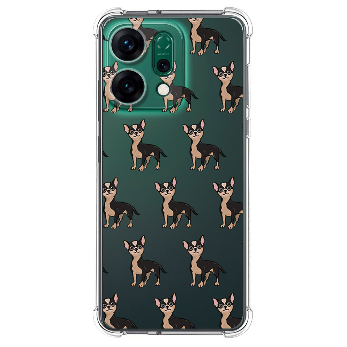 Funda Silicona Antigolpes para Oppo Reno 14 5G diseño Perros 11 Dibujos