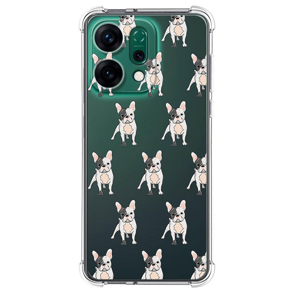 Funda Silicona Antigolpes para Oppo Reno 14 5G diseño Perros 12 Dibujos