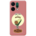 Funda Silicona Líquida Rosa para Oppo Reno 14 5G diseño Culo Natural Dibujos