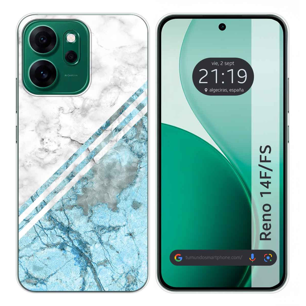 Funda Silicona para Oppo Reno 14 F / 14F 5G diseño Mármol 02 Dibujos