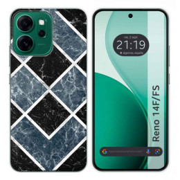 Funda Silicona para Oppo Reno 14 F / 14F 5G diseño Mármol 06 Dibujos