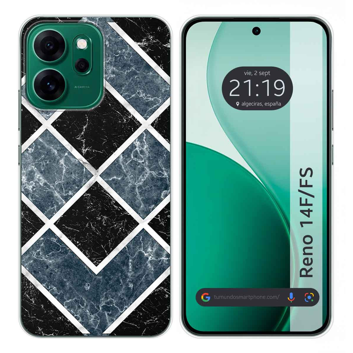 Funda Silicona para Oppo Reno 14 F / 14F 5G diseño Mármol 06 Dibujos