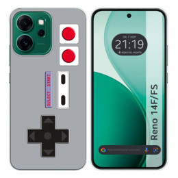 Funda Silicona para Oppo Reno 14 F / 14F 5G diseño Consola Dibujos