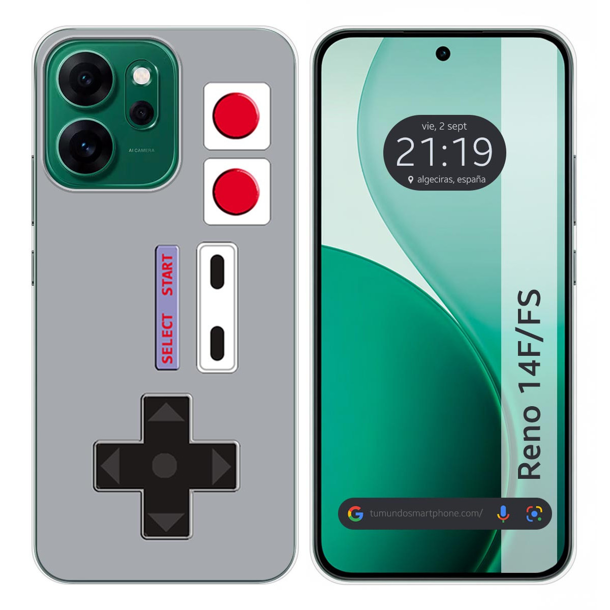 Funda Silicona para Oppo Reno 14 F / 14F 5G diseño Consola Dibujos