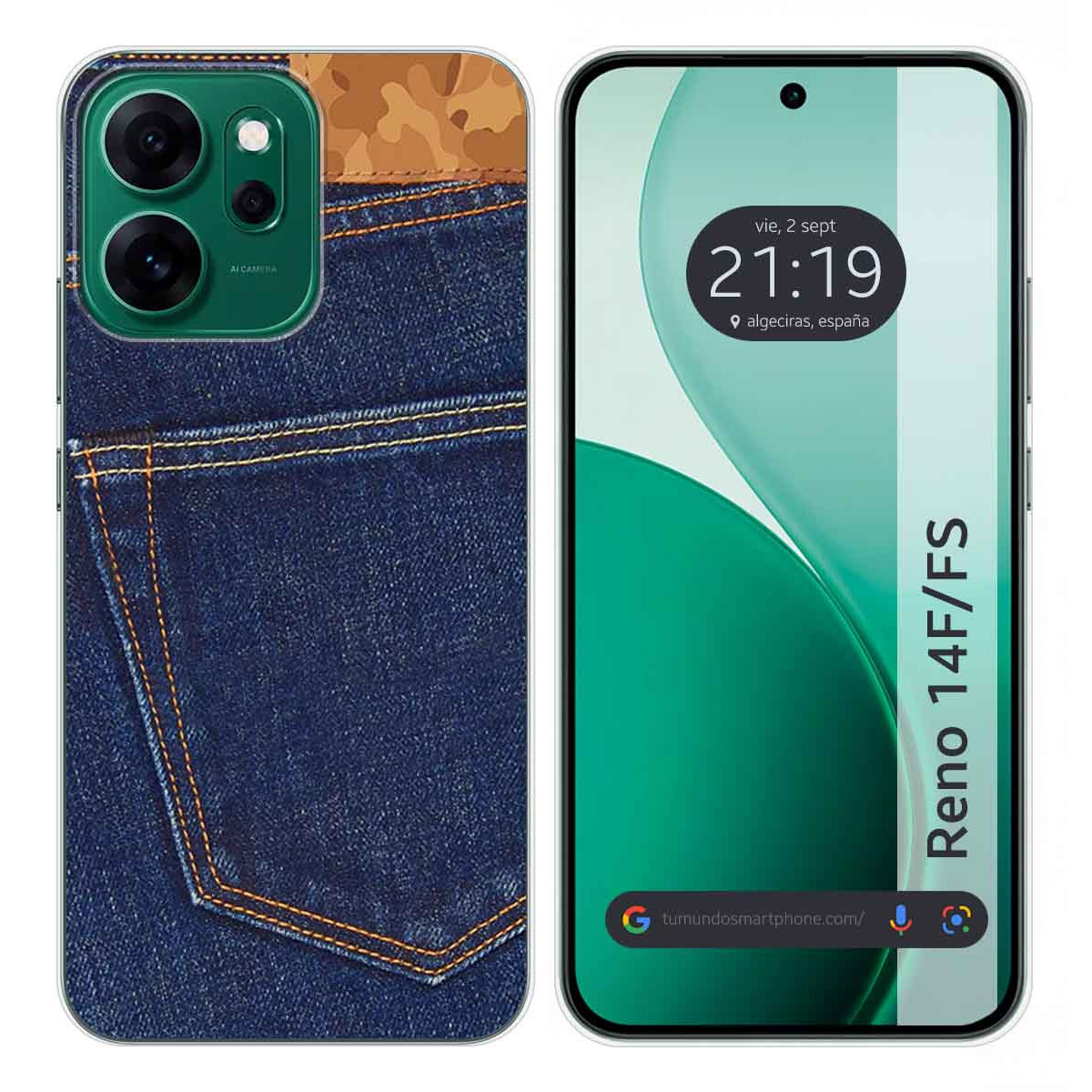 Funda Silicona para Oppo Reno 14 F / 14F 5G diseño Vaquero Dibujos