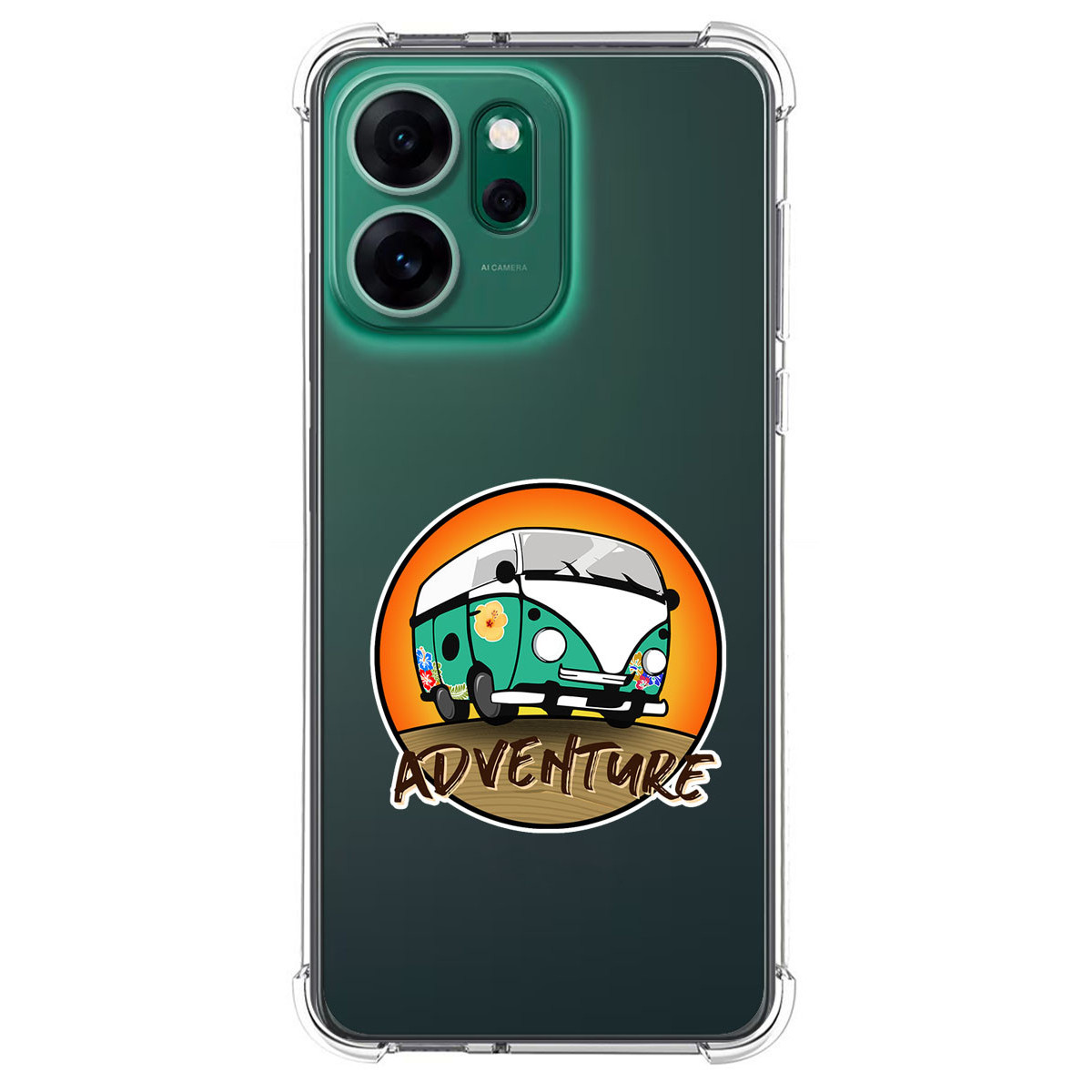 Funda Silicona Antigolpes para Oppo Reno 14 F / 14F 5G diseño Adventure Dibujos