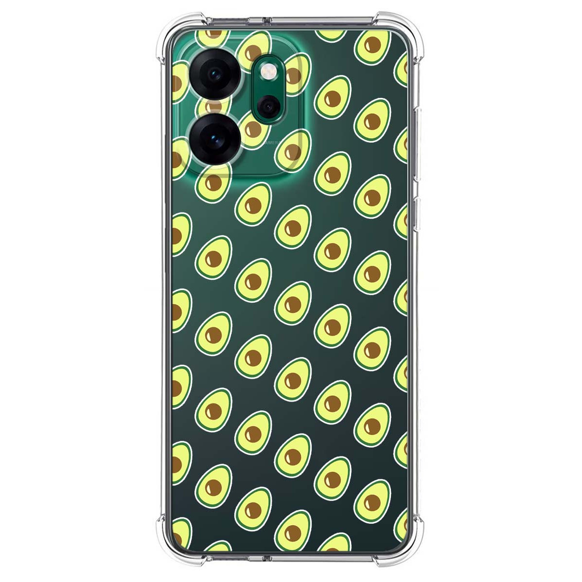 Funda Silicona Antigolpes para Oppo Reno 14 F / 14F 5G diseño Aguacate Dibujos