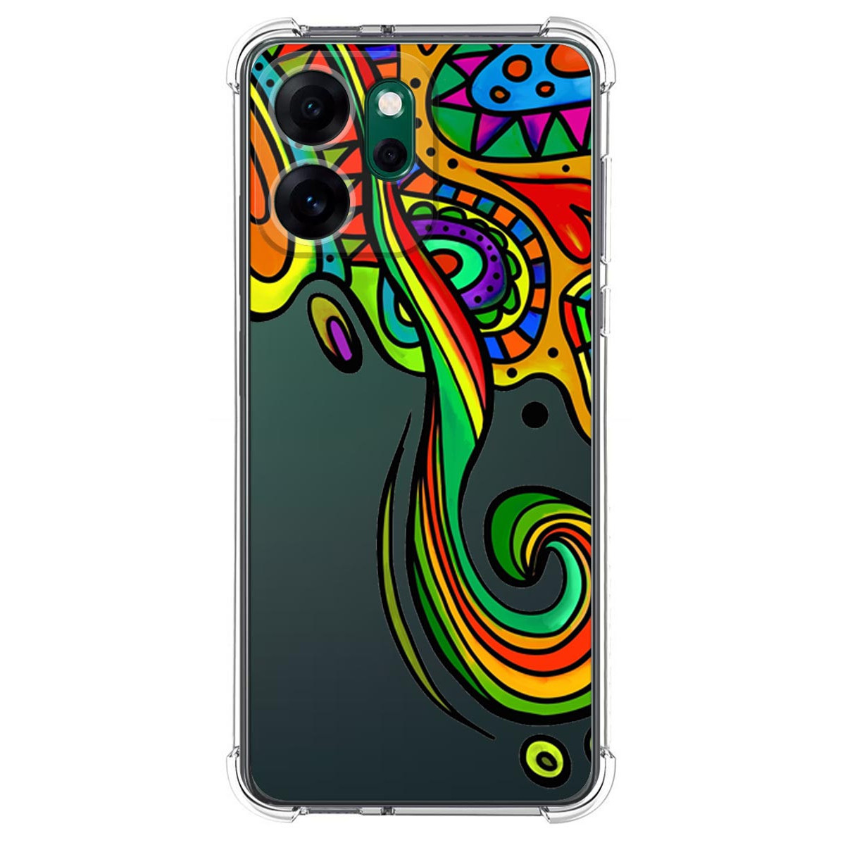 Funda Silicona Antigolpes para Oppo Reno 14 F / 14F 5G diseño Colores Dibujos