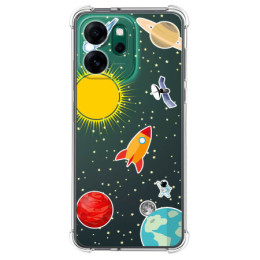 Funda Silicona Antigolpes para Oppo Reno 14 F / 14F 5G diseño Espacio Dibujos