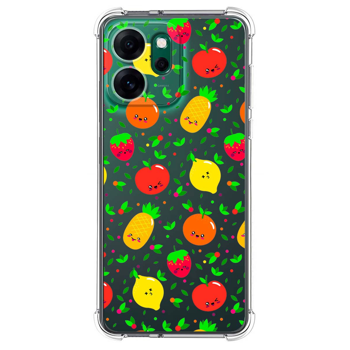 Funda Silicona Antigolpes para Oppo Reno 14 F / 14F 5G diseño Frutas 01 Dibujos