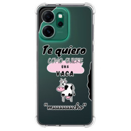 Funda Silicona Antigolpes para Oppo Reno 14 F / 14F 5G diseño Vaca Dibujos