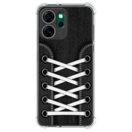 Funda Silicona Antigolpes para Oppo Reno 14 F / 14F 5G diseño Zapatillas 02 Dibujos