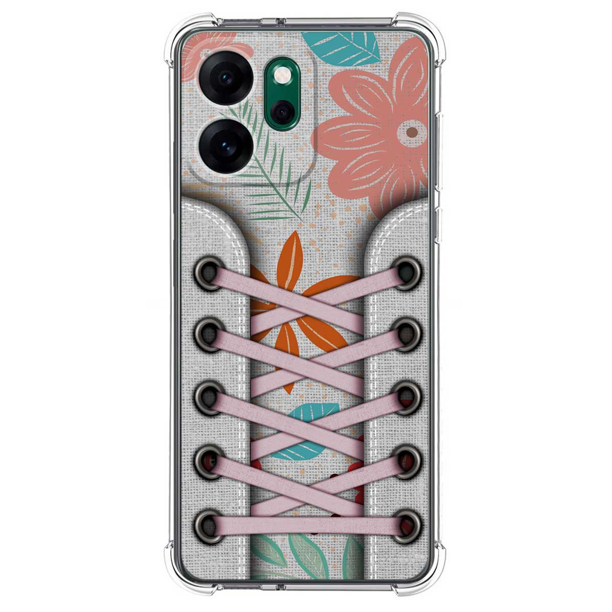 Funda Silicona Antigolpes para Oppo Reno 14 F / 14F 5G diseño Zapatillas 09 Dibujos