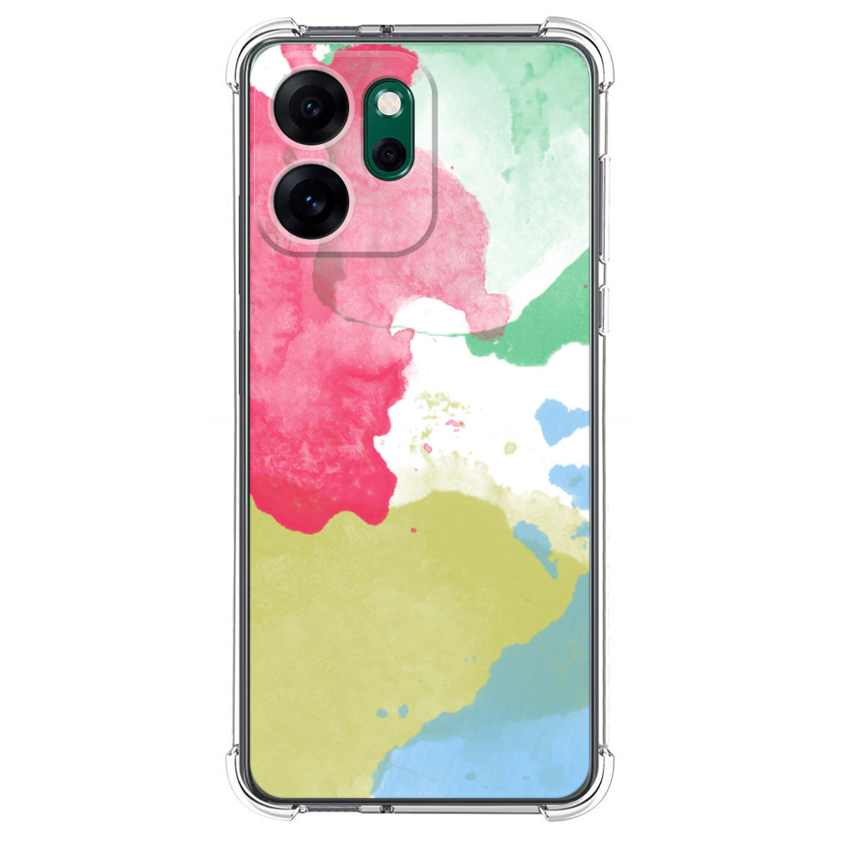 Funda Silicona Antigolpes para Oppo Reno 14 F / 14F 5G diseño Acuarela 02 Dibujos